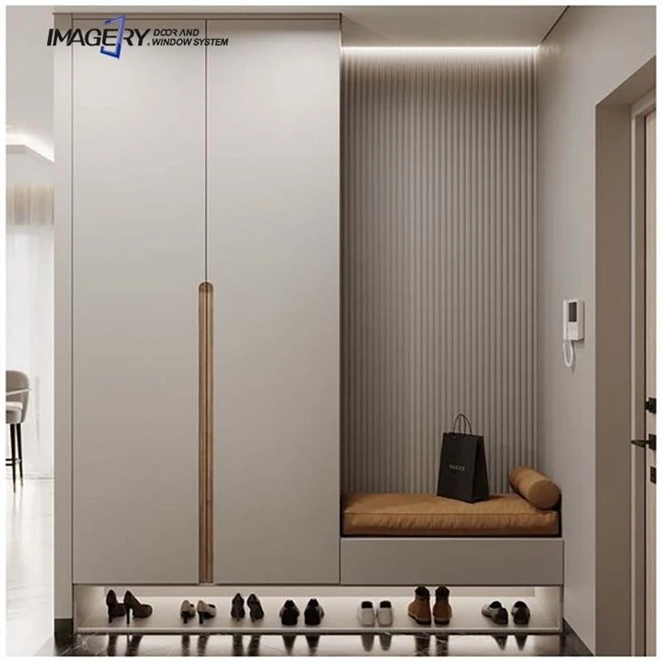 Aluminum Alloy Door Shoe Cabinet